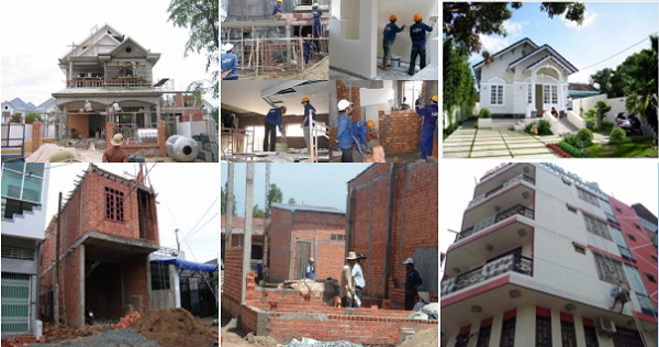 Trình tự thi công xây nhà phố từ phần thô đến hoàn thiện